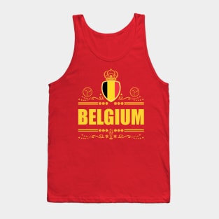 BELGIUM FOOTBALL GIFTS | VIGNETTE LINEART Tank Top